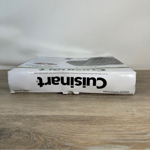 Cuisinart GR-WAFP Griddler Waffle Plates Accessory Accessory 2Metal Pieces NOB - Picture 7 of 12